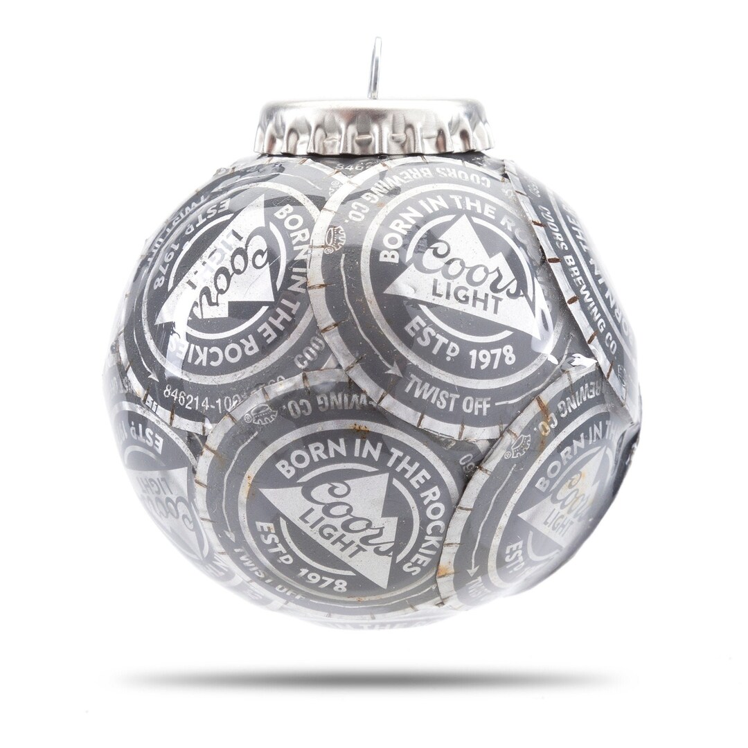 Coors Light Bottle Cap Ornament Etsy