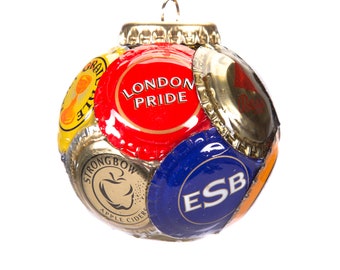 British Bottle Cap Ornament