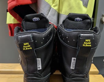 Fermaglio per nome Haix per scarpe antinfortunistiche /Quadrato Piccolo