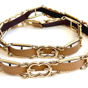 VINTAGE ESCADA Silver horse bit CHAIN buckle Belt L Escada | Accessories | Vintage Escada Silver Horse Bit Chain  main image 4