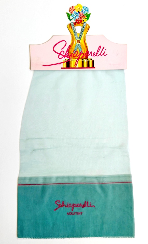 50s Schiaparelli Hosiery Display Sample Historical Vintage Department Store Fashion