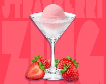 Sips Drink Drops: Sour Strawberry Fizz – Drink Bomb Infusion Perfect For Any Occasion