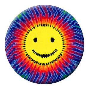 24 Sm 1.25 Groovy Button Pack Colorful Hippie Peace Heart Happy Pins 24 Pin Pack of 1.25 inch Quality Pin-Back Badges image 9