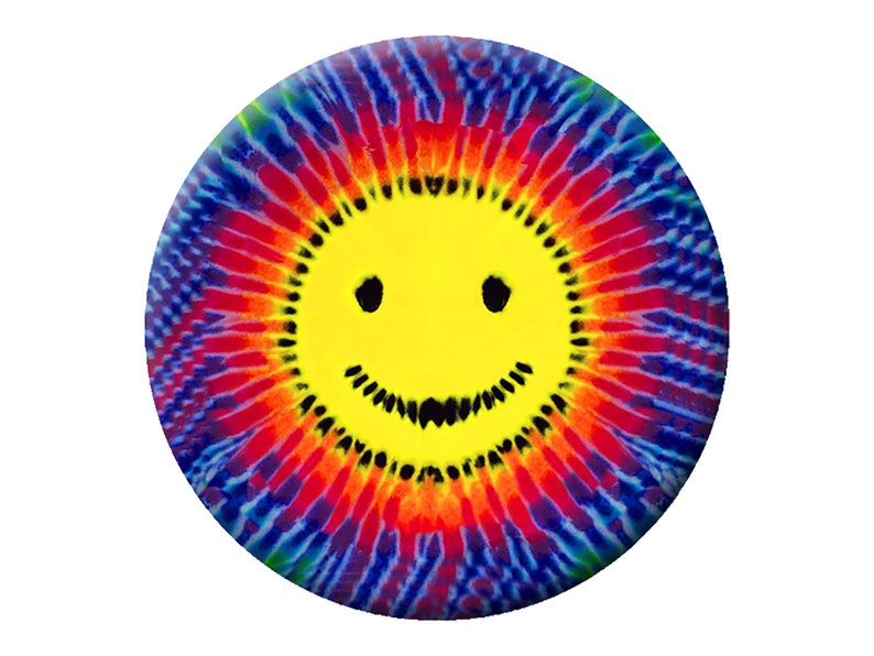 24 Sm 1.25 Groovy Button Pack Colorful Hippie Peace Heart Happy Pins 24 Pin Pack of 1.25 inch Quality Pin-Back Badges image 9