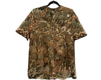 3XL CAMO Crinkle Tie Dyed Tee - Last one in stock of XXXL in this Camo Crinkle T-shirt Design - 100% Cotton - Made in the USA