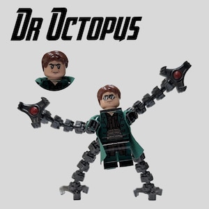 ドクター・オクトパス ミニフィギュア レゴ互換 ドック・オック・オットー・オクタビアス カスタム ミニフィグ