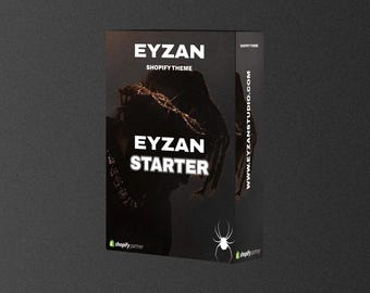 Tema oficial de EYZAN STARTER para Shopify / Tema moderno de ropa urbana / Plantilla para tienda de ropa / Diseño web para marcas de moda