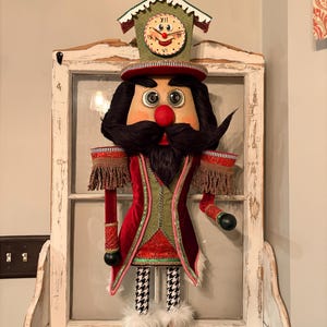 Large Nutcracker, Holiday Door Decor