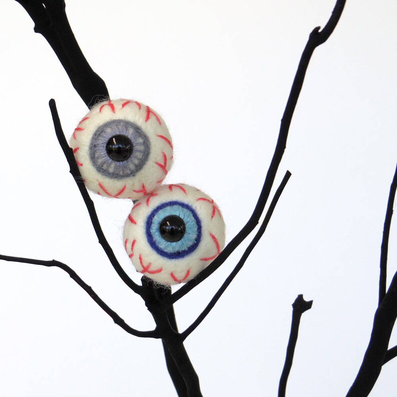 Felt Eyeballs Needle Felted Eye Ball Size1.5 Pick Etsy