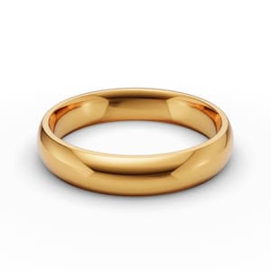 4mm 24K Solid Gold Wedding Band, Purest Gold Ring, Delicate Minimalist Band, Timeless Symbol, 24k Gold Band, Gift For Her
