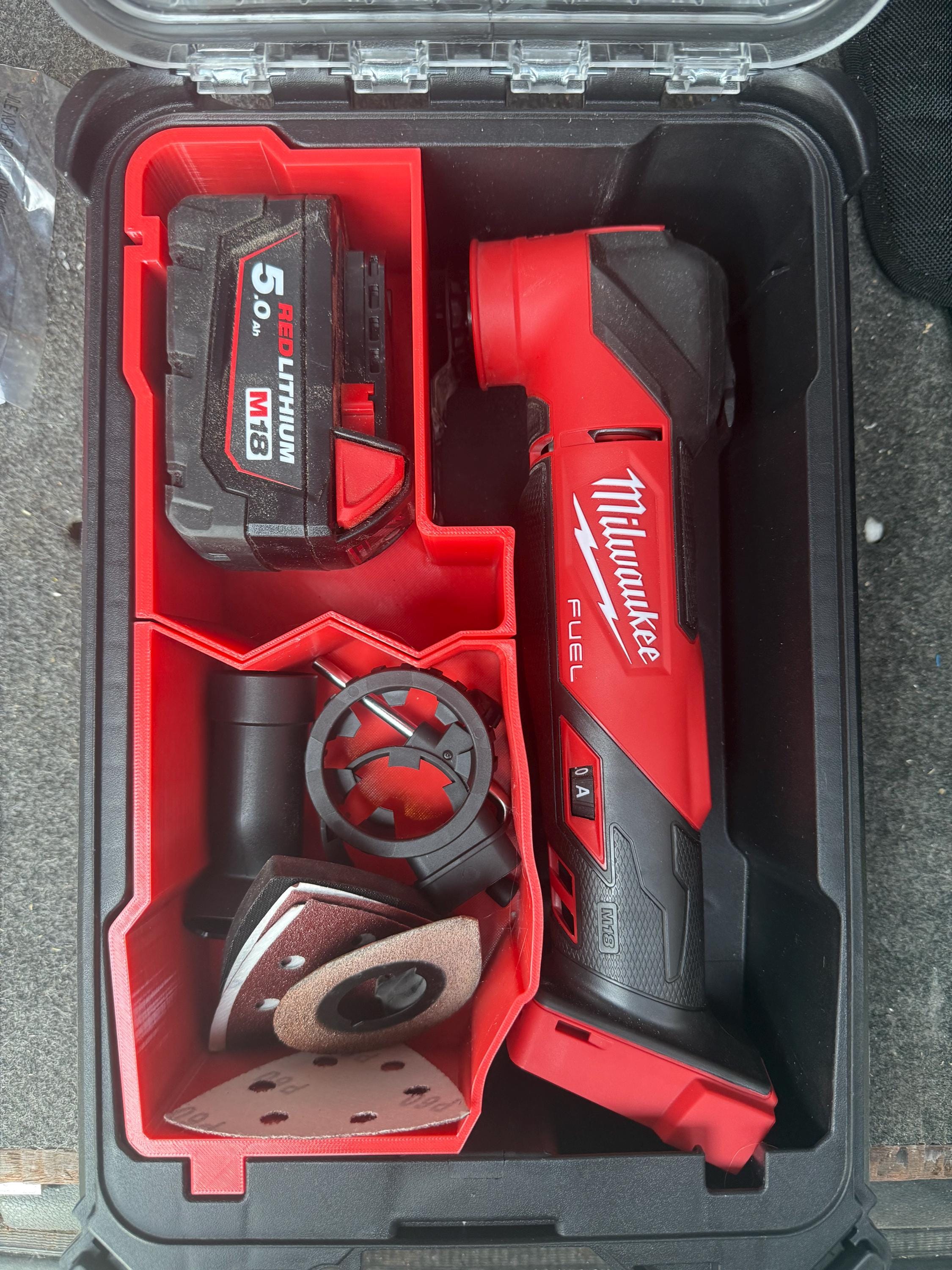Milwaukee Packout Mini Organiser M18 Fuel Multitool Insert V2