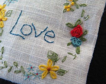 Embroidered Needle Book