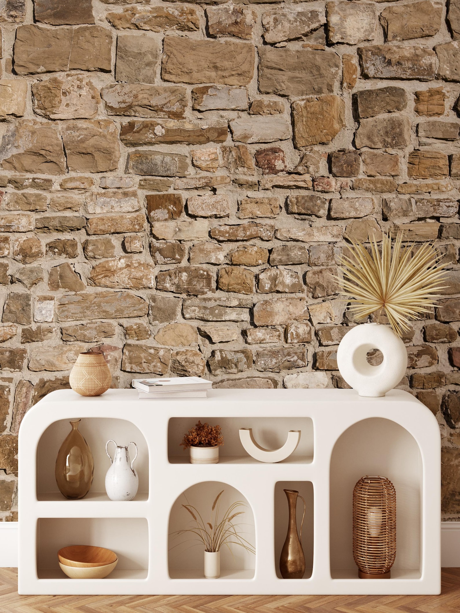 Brick Look Wallpaper Stone Peel and Stick Wall Mural - Etsy