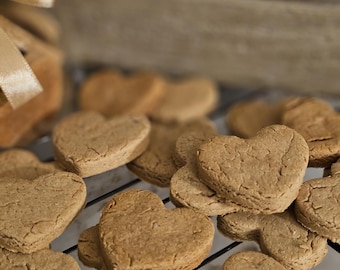 Peanut Butter Dog Biscuits – Homemade Natural Dog Treats, Crunchy Cookies