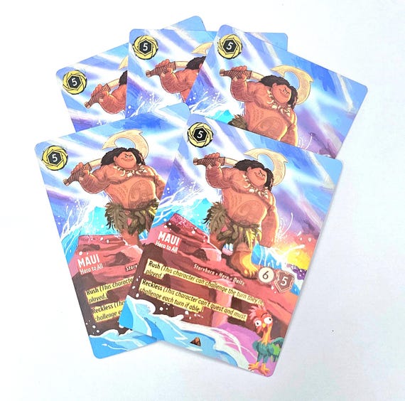 maui lorcana card Disney Lorcana: The First Chapter Playmat Trading Cards You're Welcome: Maui Joins Disney