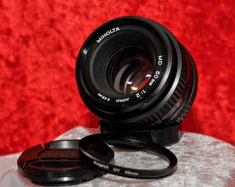 Minolta MD 50mm 1:2 Lens