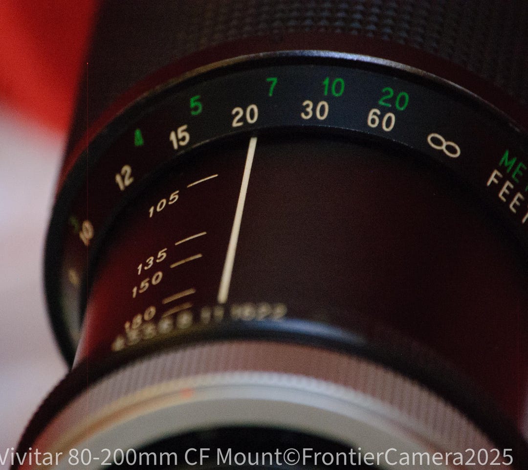 Objectif Auto Zoom Vivitar 80-200MM 1:45 N° 22950289 5,5MM Avec Étui