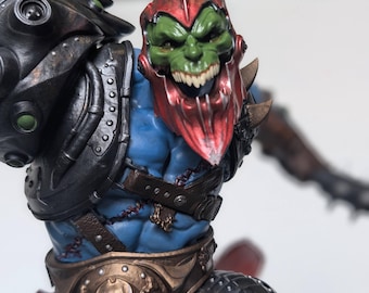 Figura de TrapJaw impresa y pintada en 3D