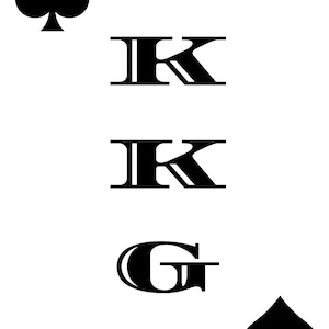 Sorority Poster Digital Download Playing Cards