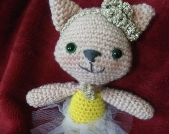 Crochet cat, kitten, doll