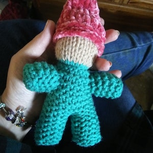 Halloween, or Christmas Gnome, handknit, gift