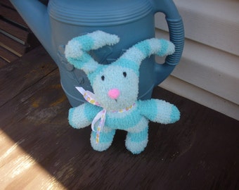 Easter rabbit made from socks.