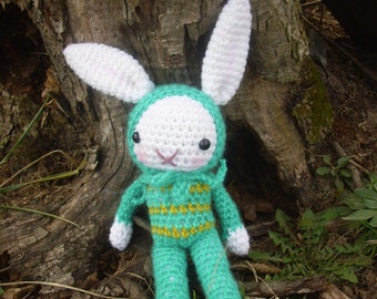 Spring sale,crochet rabbit, bunny, Easter bunny, doll, stuffed animal