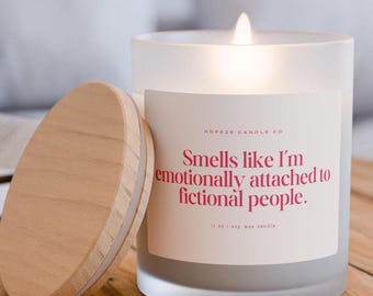 Book Lover Gift Just One More Chapter Candle Reading Fan Library Bookworm Booktok Funny Surprise Gift For Girls Custom for Readers F123B