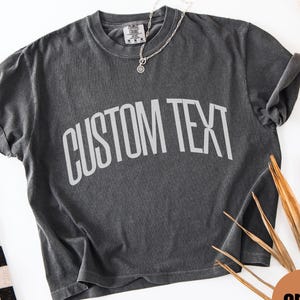 Personalized Comfort Colors T-Shirt, Custom Tshirts, Comfort Colors Tee, Custom Shirt, Gift for Bride, Unisex