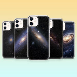 Galaxy Phone Case Celestial Sci-Fi Cover for iPhone 16Pro, 15, 14, 13, 12, Samsung S25, S24, S23, S22, A56, A54, A16, Pixel 9Pro, 8A, 7A, 6A
