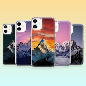 Funda para teléfono de montaña con temática de aventura y naturaleza para iPhone 17Pro, 16e, 15, 14, 13, 12, Samsung S25, S24, S23, S22, A56, A16, Pixel 10Pro, 9