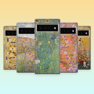 Art Nouveau Phone Case Gustav Klimt Cover for Google Pixel 10Pro, 9A, 8A, 8Pro, 7A, 6A, Samsung S25, S24, S23, A16, A56, iPhone 17 Pro, 16
