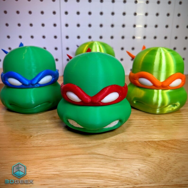3D Printed Teenage Mutant Ninja Turtles Modular Container - Etsy