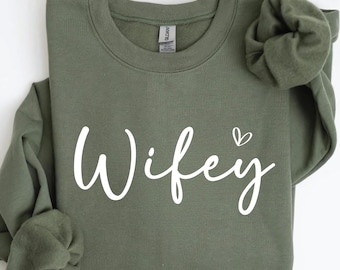 Wifey Shirt Design, Bride Graphic, Script Font (Digital Cut File)