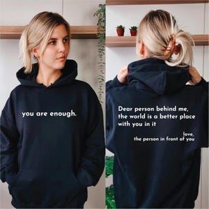 Inspirational Self-Love Quote SVG-PNG: Mental Health, You Are Enough (Digital Download)