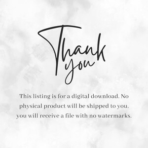 Op de afbeelding: Een digitale download-afbeelding met de tekst "Bedankt" in zwarte cursieve letters. De tekst staat op een witte achtergrond met een subtiel aquareleffect.