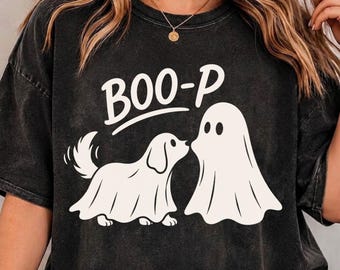 Boo-P Ghost Dog Png Svg, Cute Ghost Dog Png, Spooky Dog Svg, Ghost Puppy Png, Halloween Dog Png, Dog Mom Halloween Shirt Digital Download