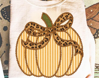 Pumpkin PNG, Seersucker PNG, Seersucker Pumpkin PNG, Fall Png, Coquette Png, Trendy Png, Halloween Png, Bow Fall Png, Coquette Halloween Png