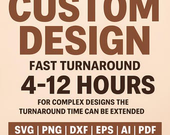 Custom SVG PNG Design Personalized Digital File for Cricut Custom Shirt Design Laser Cut File Vector Graphic Customizable Clipart