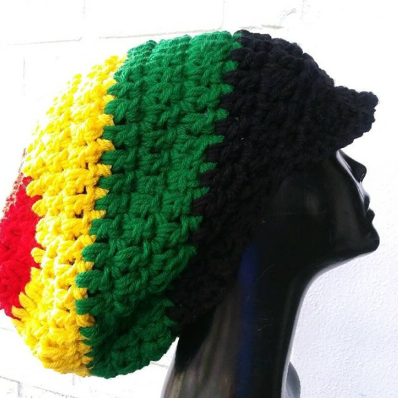 Rasta Hat - Etsy