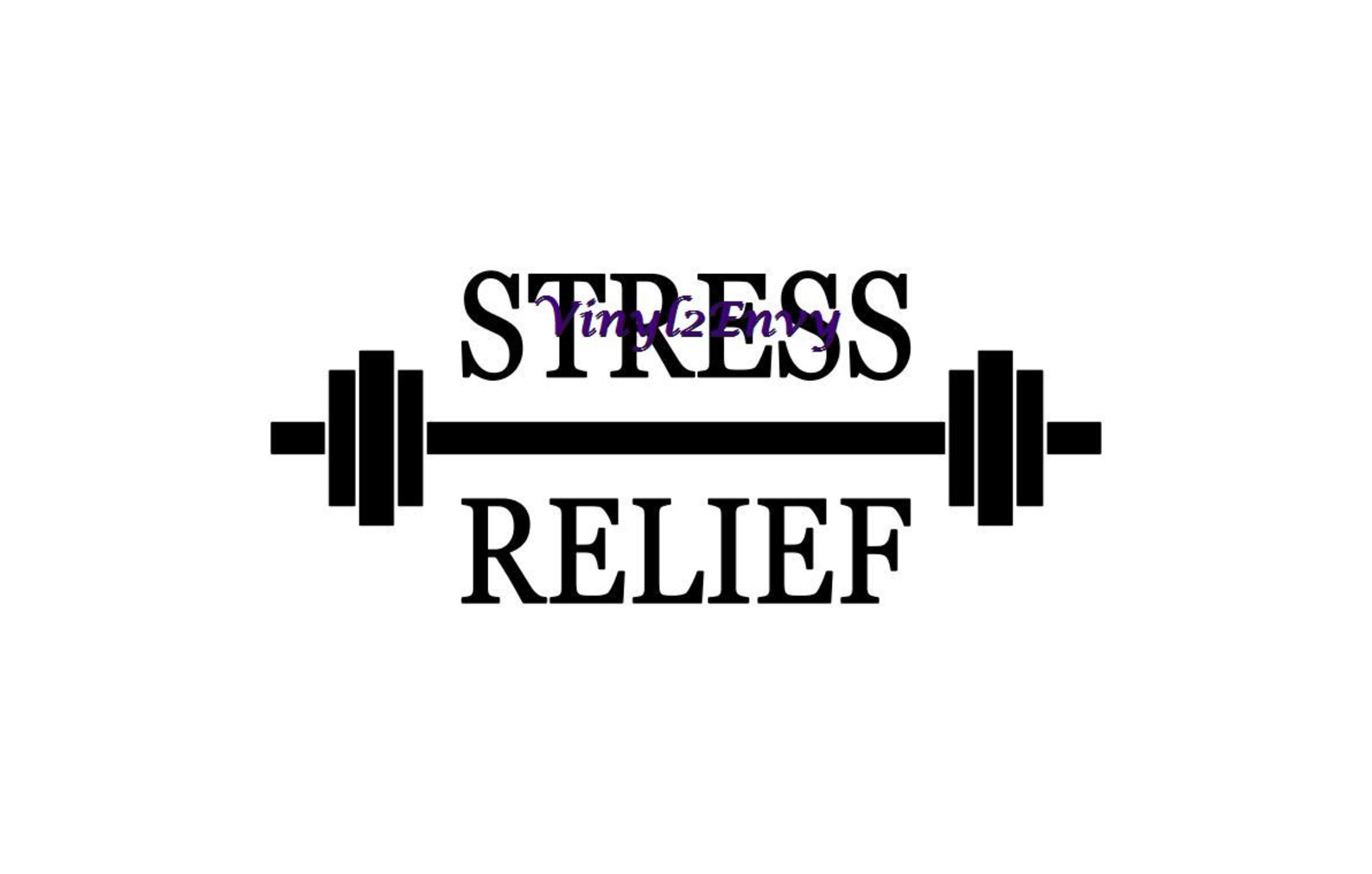 Gym Decal Stress Relief Vinyl Car Decal Car Decals Etsy