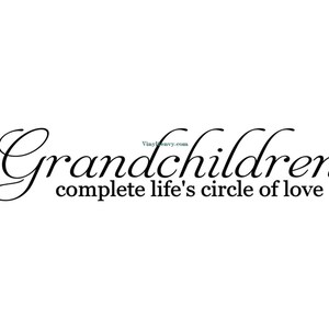 Grandchildren Complete Life S Circle Of Love Etsy