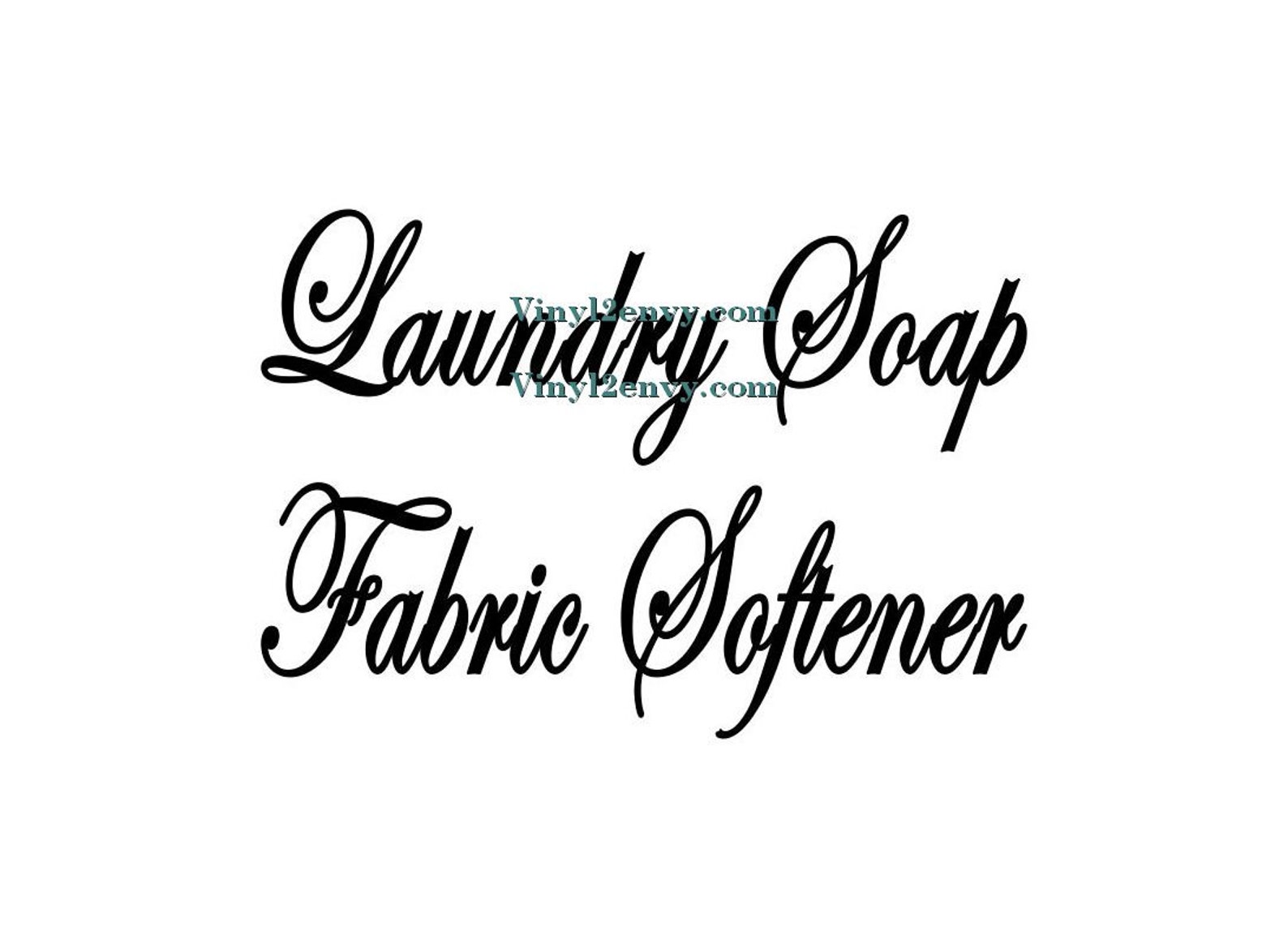 Laundry Room Labels Laundry Soap Fabric Softener Wall - Etsy