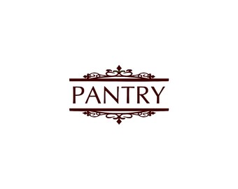 Pantry Kitchen - Wall Decal - Vinyl Wall Decals, Wall Decor, Kitchen Wall Decals, Kitchen Wall Quotes, Pantry Decor