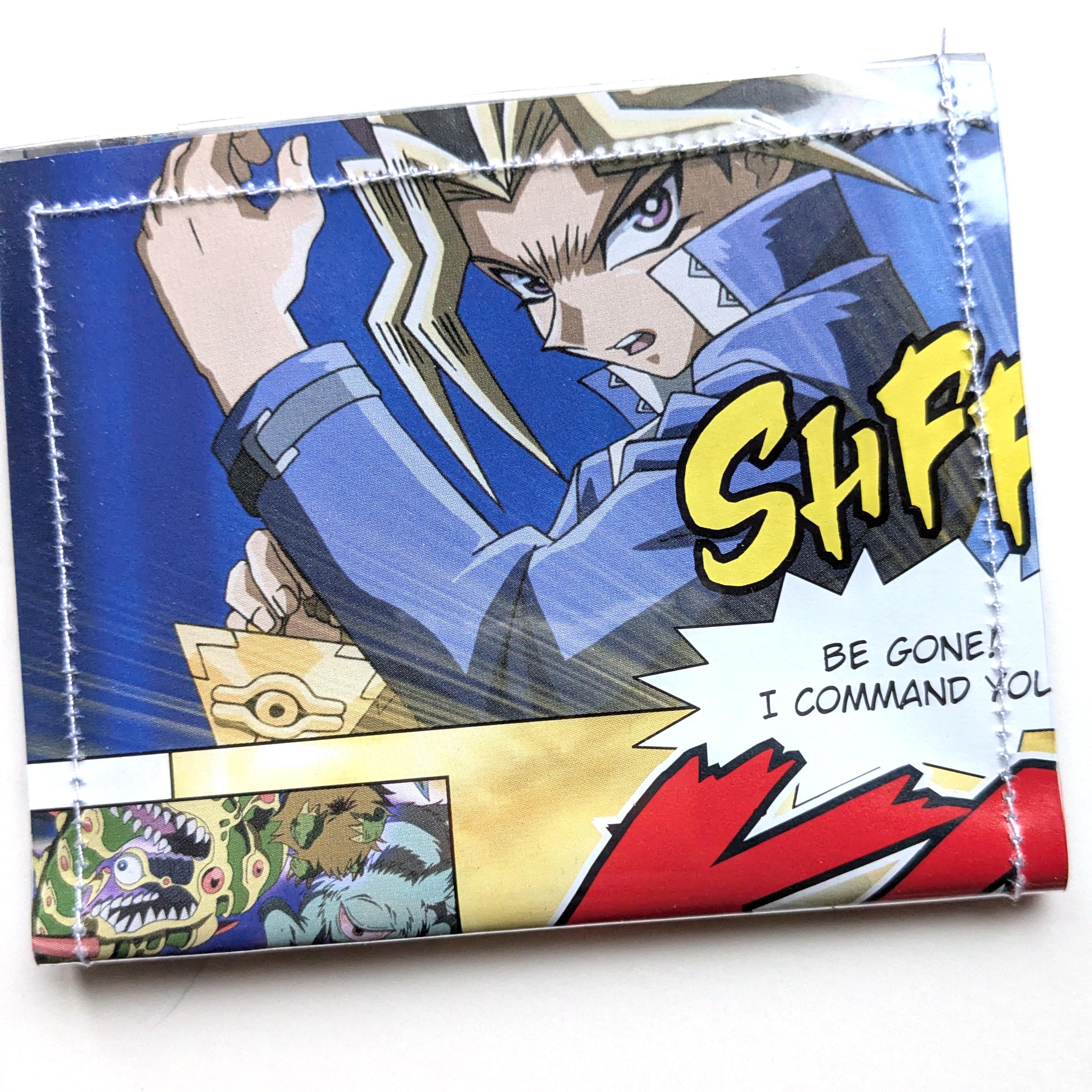 yugioh card wallet UAONO Deck Box for MTG Cards, 100+ Deck Case with 2 Dividers Fits TCG CCG, PU Leather Card Storage Box Compatible with Collectible Trading Cards (Black&Red, Extinction Dragon) fold wallet measuring 4.0x3.5x0.5 Inches Yu-Gi-Oh Three Fold Wallet