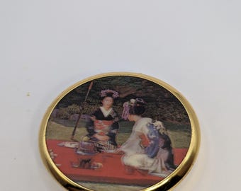 Vintage Japanese Compact with Music Box