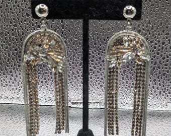 Unsigned Aldo Waterfall Pierced Earrings