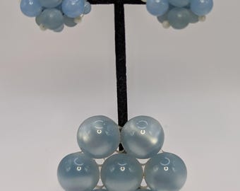 Very Vintage Lucite Pin and Beaded Clip Ons