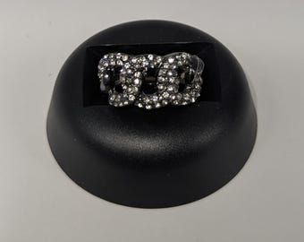 Dark Crystal Stretchy Ring