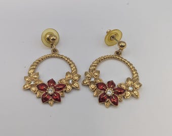 Vintage Signed Avon Post Earrings